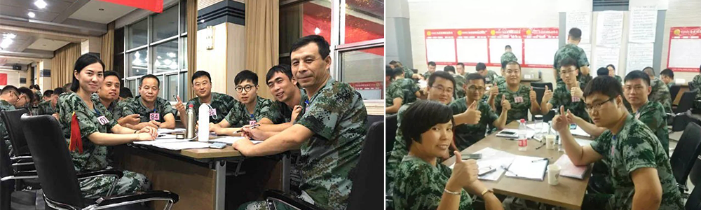 堂上我們認真學習，與來自全國不同行業的同學組成精英團隊