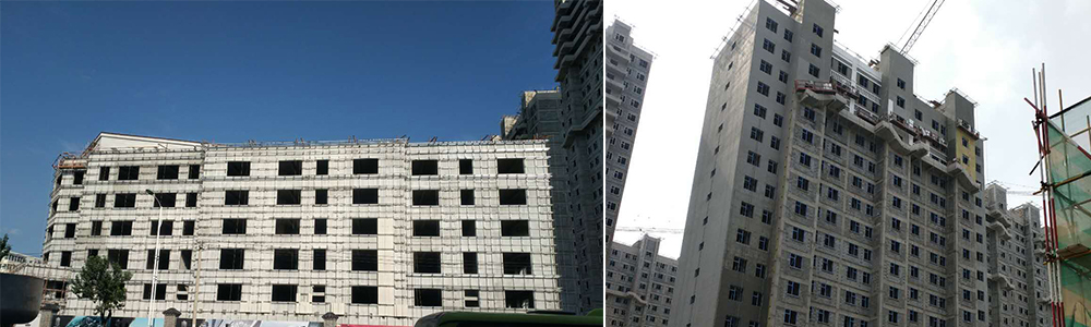 延吉市棚戶區改造工程A標段施工現場